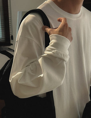 [PREMIUM] Ribbed Long Sleeve Tee (4 colors)