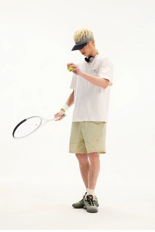 [Monterest] Water Repellent Contrast Stitch Shorts