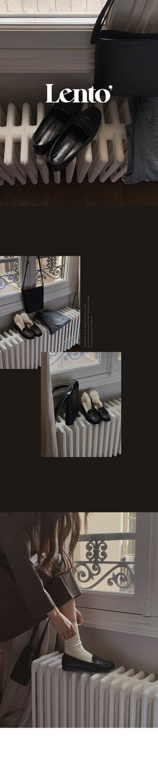#LENTO. Soft Loafers - 2 colors