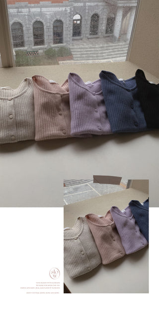 Soft Rib Cardigan - 5 Colors