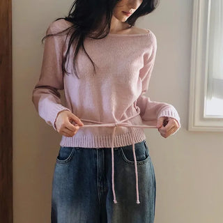 Boat neck soft knit