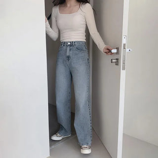 (basic/long) Wide Denim Pants - 4 sizes
