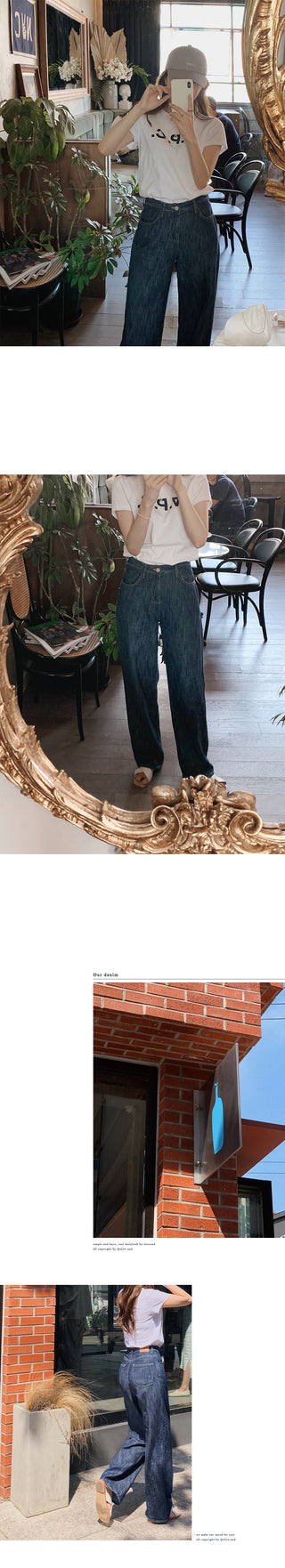 (basic/long) Summer Fit Denim Pants - 4 sizes