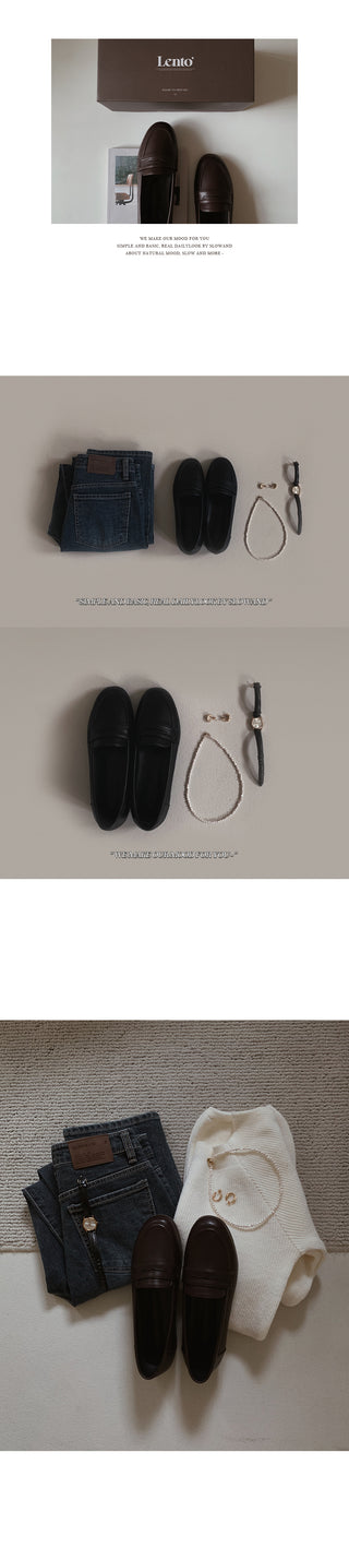 #LENTO. Soft Loafers - 2 colors