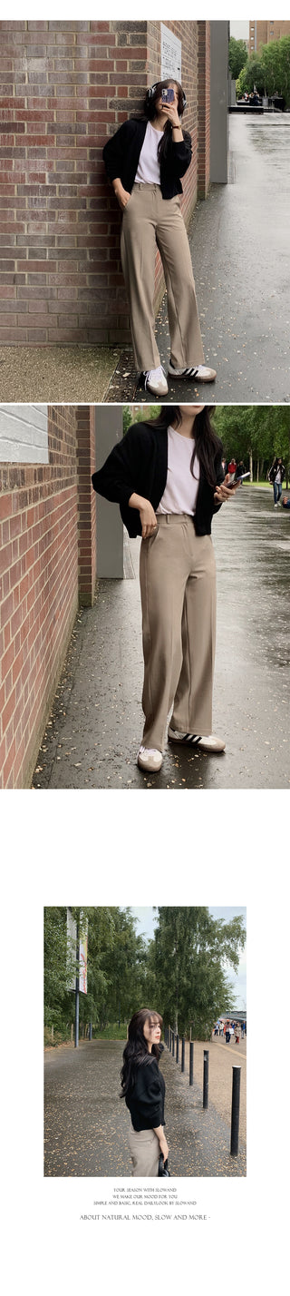(basic/long) Straight slacks - 4 sizes