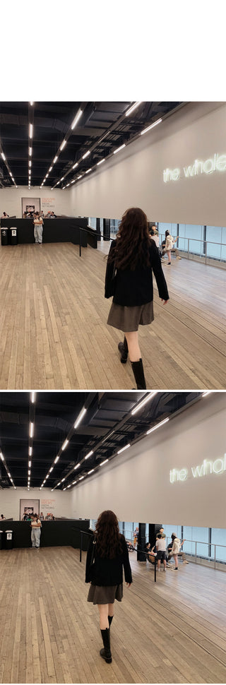 (basic/long) Checkered dress - 2 sizes