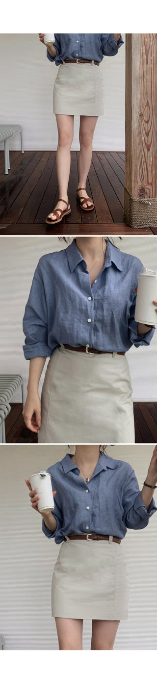 Detail Cotton Skirt - 4 sizes