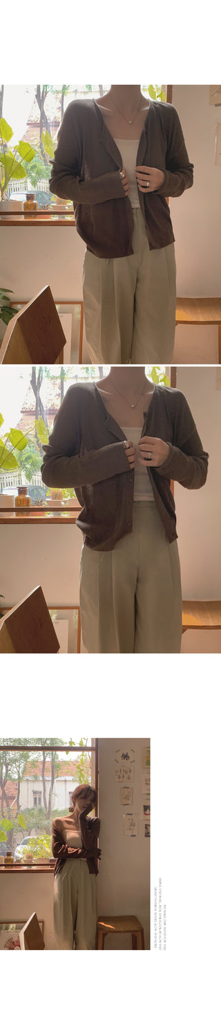 Slim Summer Cardigan - 6 colors