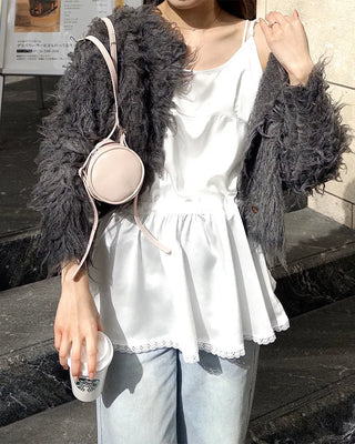 Camisole layered mini dress