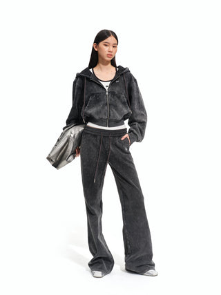 Sparkly Cropped Hoodie