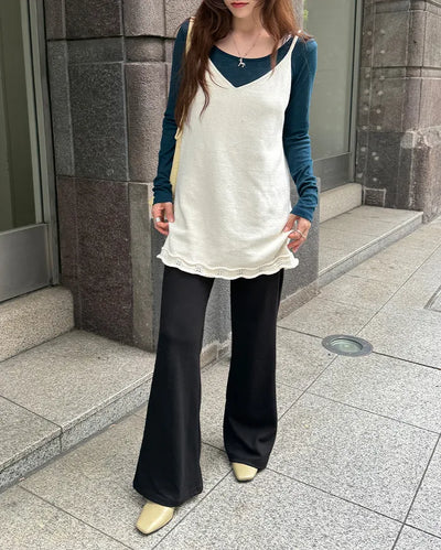 Bootcut Easy Pants