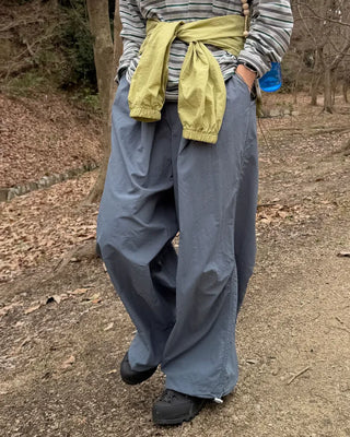 Balloon Fit Nylon Pants
