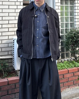 Stitch Line Zip-Up Jacket