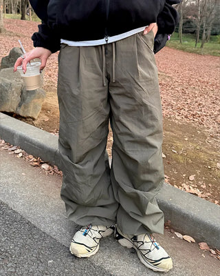 Nylon Parachute Pants