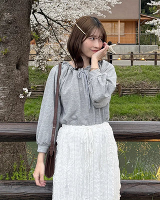 Ribbon String Sweatshirt