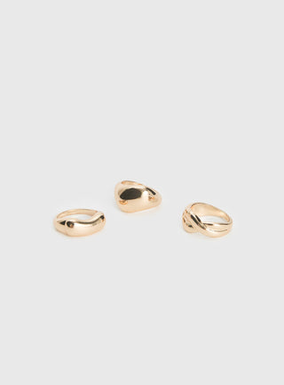 Loveliness Ring Pack Gold