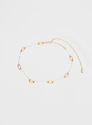 Believe It Chain Belt Gold