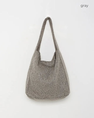 Boucle Texture Shoulder Bag