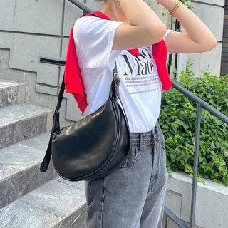 Half-moon shoulder bag