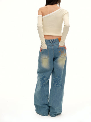 Ranch Wide-Leg Jeans