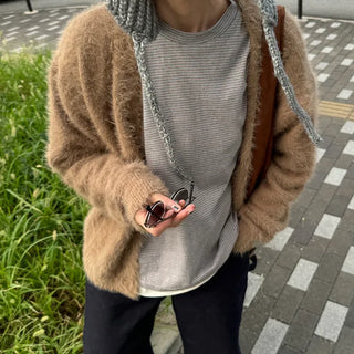 Soft Texture V-Neck Cardigan
