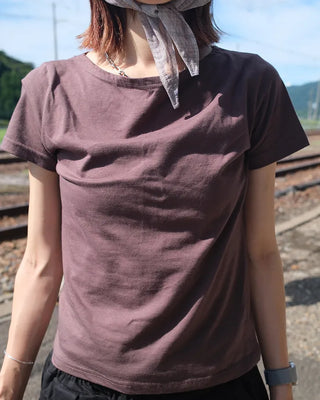 Boat neck T-shirt