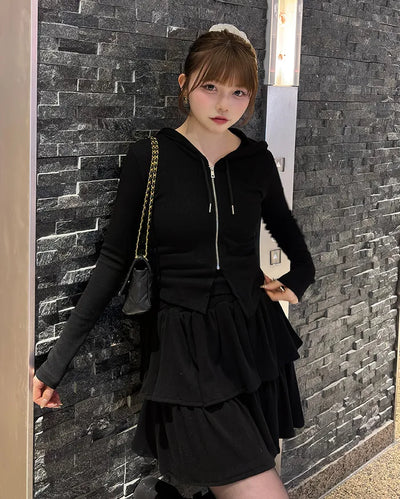 Zip-up hoodie