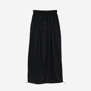 [4 colors] Prev Patch Banding Wide Pants