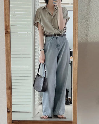(basic/long) Summer denim pants - 3 colors