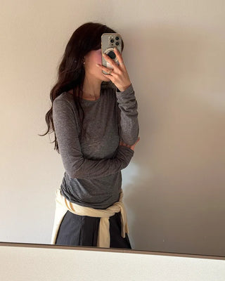 Tencel Long Sleeve T-Shirt