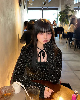Polka Dot Long Sleeve T-Shirt