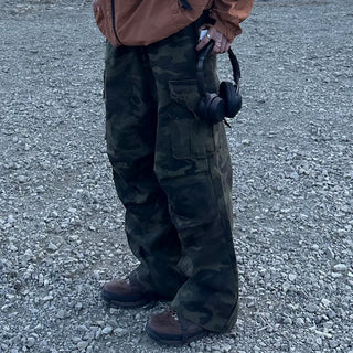 (Unisex) Camouflage Two-Pleat Pants
