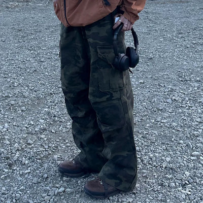 (Unisex) Camouflage Two-Pleat Pants