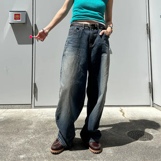 Balloon Low-Waist Denim