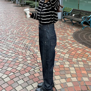 Non-washed denim pants