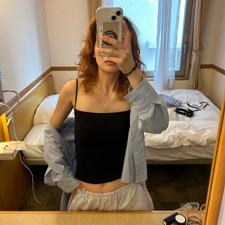 Square neck bra top