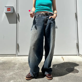 Balloon Low-Waist Denim
