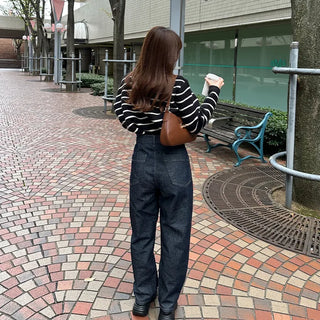 Non-washed denim pants