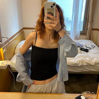 Square neck bra top