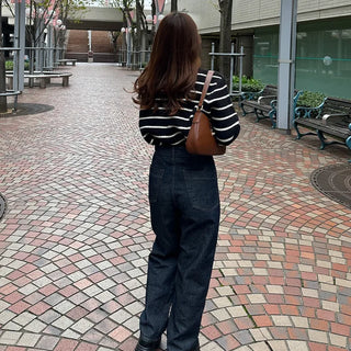 Non-washed denim pants