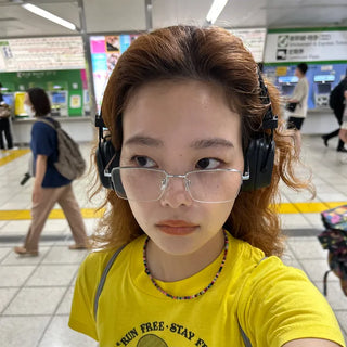 Rimless clear glasses