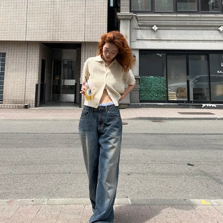 Balloon Low-Waist Denim