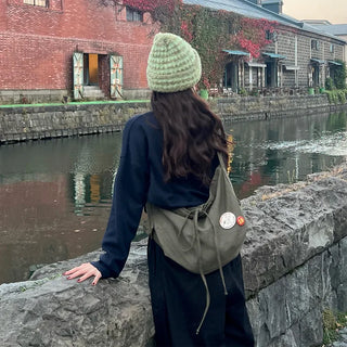 (Unisex) One-Shoulder Canvas Bag