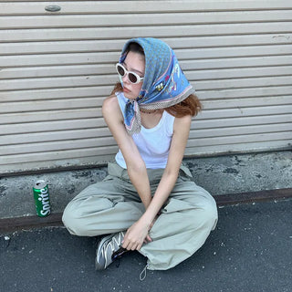 Pastel oval sunglasses