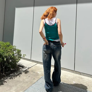 Balloon Low-Waist Denim