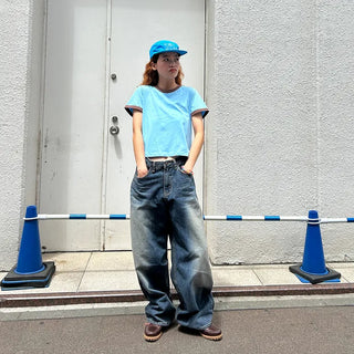 Balloon Low-Waist Denim