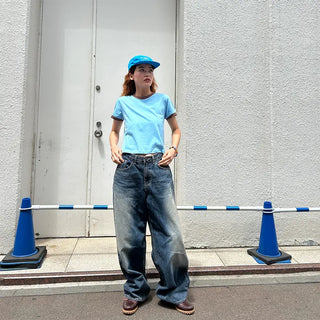 Balloon Low-Waist Denim