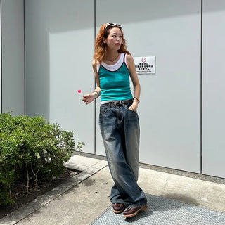 Balloon Low-Waist Denim