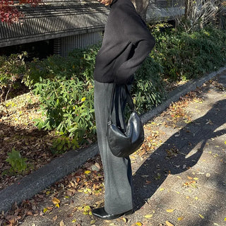 (Unisex) Ribbed Fingerhole Turtleneck