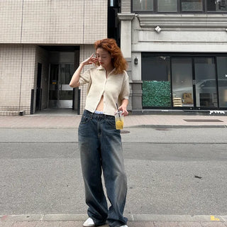 Balloon Low-Waist Denim
